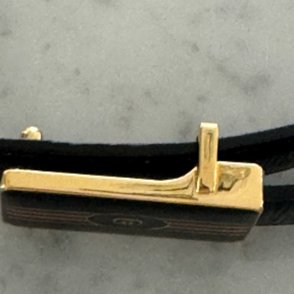 Gucci Vintage Black Leather Belt - Rare! - Picture 6 of 13
